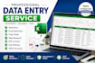 do data cleaning , web research, copy past, lead generation and data collection