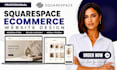 design squarespace e commerce website design ecommerce website development