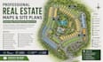 design real estate map, property map, site plan and master plan subdivision map