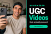 create ugc ai video ads, ai ugc content, ai video ads for ecommerce, meta ads
