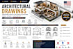 prepare architectural drawings, furniture layouts, sections and elevations