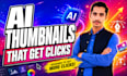 make high CTR ai generated youtube thumbnails fast