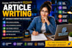 write SEO content writing,
