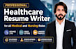 write ats optimized nursing, pharmacy resume, CV, cover letter, linkedin