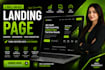 create attractive lending page in one peag website