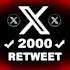 do retweets on your x post 2000 twitter