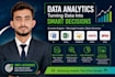 do data analysis, data cleaning, dashboard designing using excel, powerbi and r