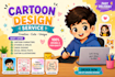 creat cute cartoon charachter cute avaters and stickers