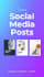 design food restaurant posts and social media posts in canva