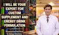 your expert for custom supplement, beverage, or energy drink formulation chemist