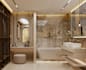 design modern bathroom interiors with 3d renders