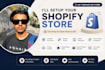 setup a shopify store for your business