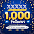 do real twitter 1000 real followers