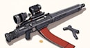 do custom creative concept art of weapon illustration