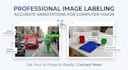 do image annotation and data labeling and object tracking
