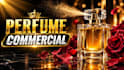 create a luxury perfume advertisement video
