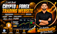 build a financial and crypto trading website