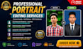creat passport photo and enhance the photo,remove background