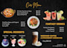 create menu card, café menu, bar menu