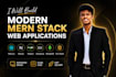 develop a full stack mern web application