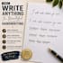 do neat and cursive handwriting