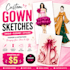 draw custom gown sketches