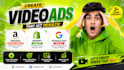 edit video ads for amazon, facebook and google
