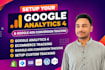 setup google ads conversion tracking, ga4 ecommerce tracking, analytics4