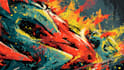 create unique digital abstract art