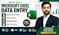do microsoft excel data entry, bookkeeping and PDF to excel conversion