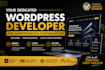 be your dedicated wordpress developer for any website task