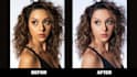 do professional skin retouching, portrait retouch