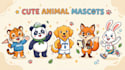 create cute animal mascot illustrations