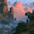draw fantasy landscape art concept