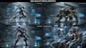 draw high quality robot, mecha concepts