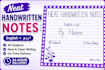 write neat handwritten notes  in english  urdu