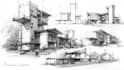 do architecture sketches in high quality