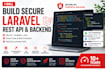 build secure laravel rest API and backend
