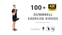 create dumbbell exercise videos for your fitness app