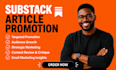 promote substack articles to increase visibility