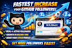 do fastest increase your social media github  followers