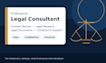 review contracts and provide legal analysis