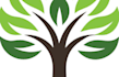 design greatest tree logo with hand drawn