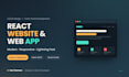 develop a responsive react website and web app