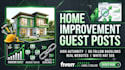 publish home improvement guest posts with high quality SEO backlinks