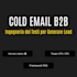 write high converting b2b cold email sequences in italian