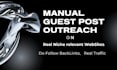 manual guest post outreach and premium backlinks