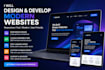 design and develop a modern responsive website