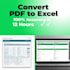 do handwritten data entry to excel for notes and notice