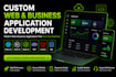 develop custom web application and business application